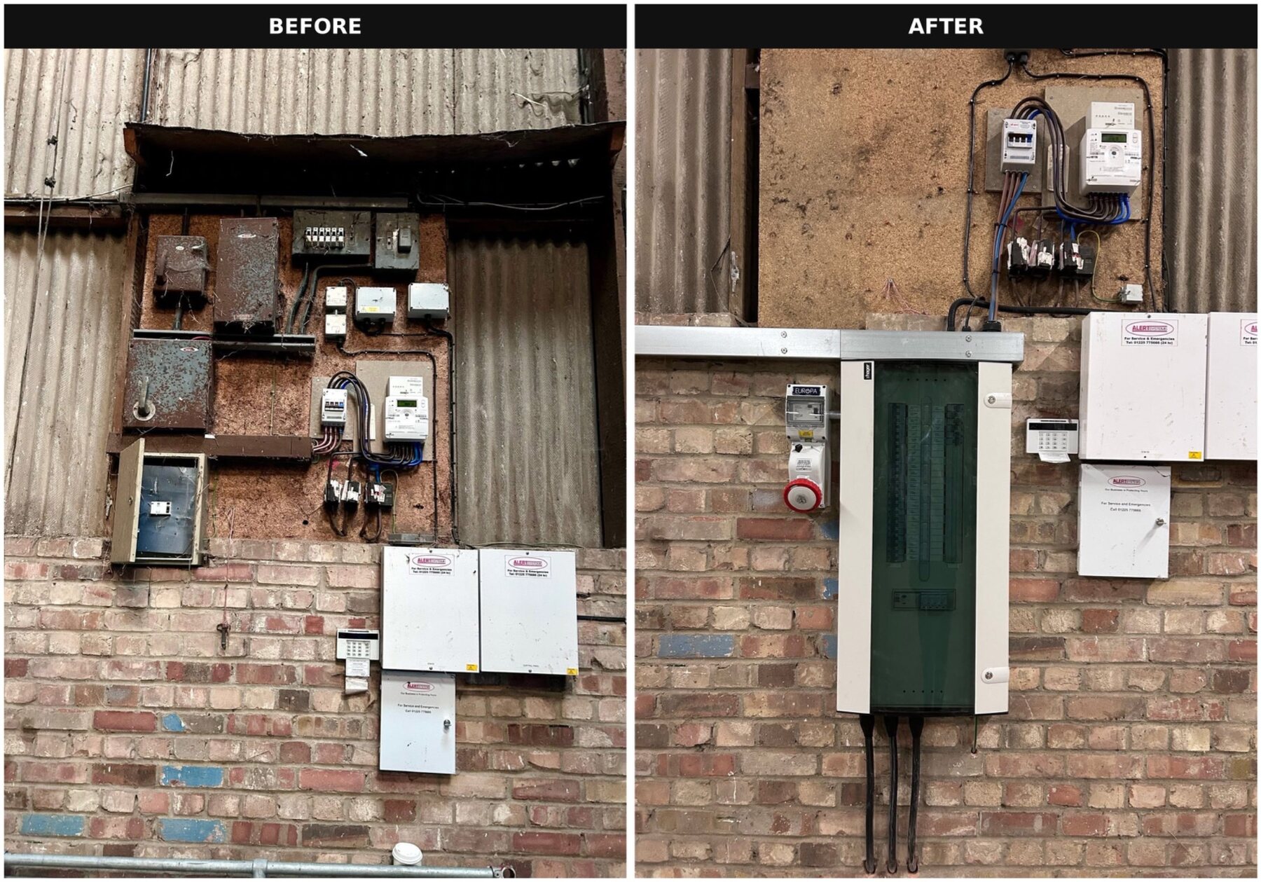 Before and after commercial distribution upgrade