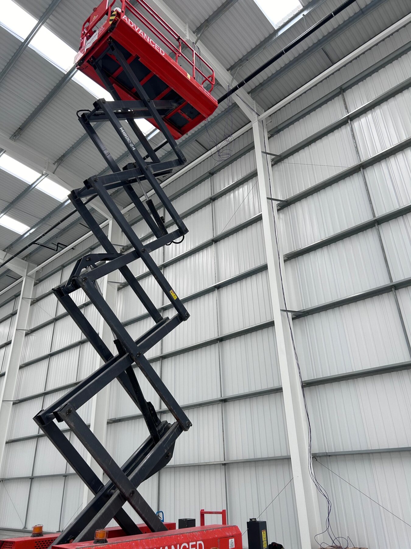 High-level commercial cabling installation