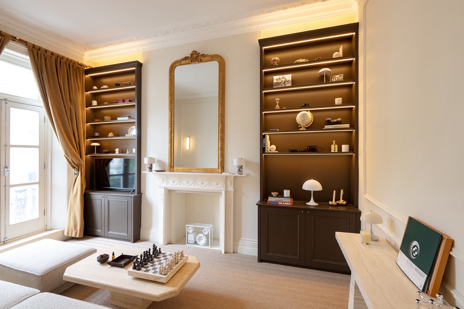 Bespoke shelving illumination