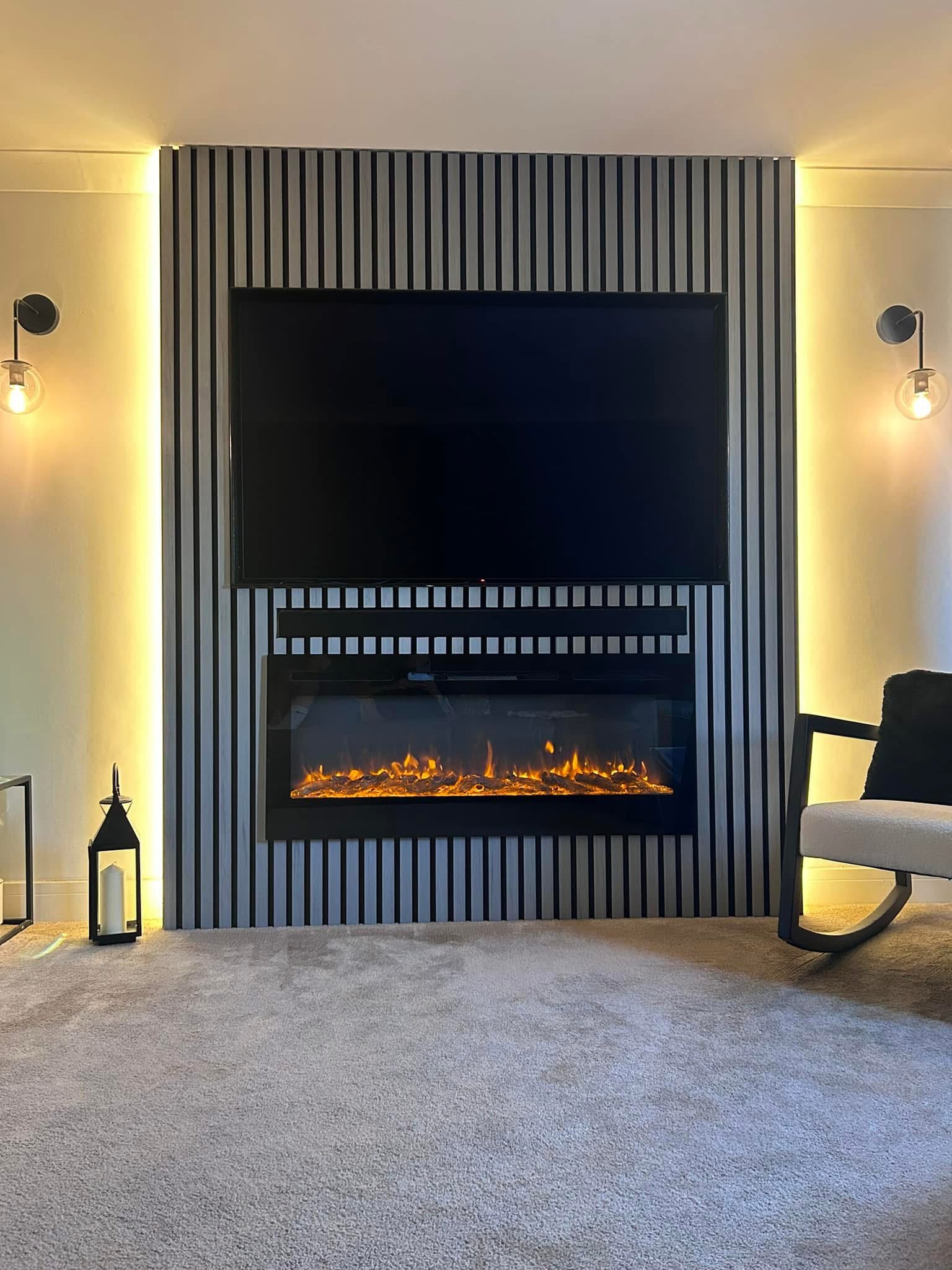 Media wall lighting